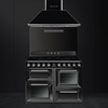 Smeg TR4110IBL2 Victoria Black 110cm Induction Range Cooker, A Rated