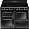 Smeg TR4110IBL2 Victoria Black 110cm Induction Range Cooker, A Rated