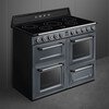 Smeg TR4110IGR2 Victoria Slate Grey 110cm Induction Range Cooker, A Rated