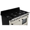 Smeg TR4110P1 Victoria 110cm Dual Fuel Range Cooker, Cream, A Rated