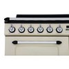 Smeg TR4110P1 Victoria 110cm Dual Fuel Range Cooker, Cream, A Rated