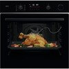 AEG TR6PB521SB Built-In Electric Single Oven with Pyrolytic Cleaning, Black, A++ Rated