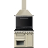 Smeg TR93IP2 Victoria Cream 90cm Induction Range Cooker, A Rated