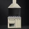 Smeg TR93P Victoria 90cm Dual Fuel Range Cooker, Cream, A Rated