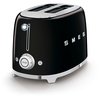 Smeg TSF01BLUK Retro Toaster, 2 Slice, Black