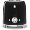 Smeg TSF01BLUK Retro Toaster, 2 Slice, Black
