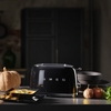 Smeg TSF01BLUK Retro Toaster, 2 Slice, Black