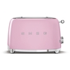 Smeg TSF01PKUK Retro Toaster, 2 Slice, Pink