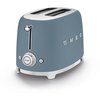 Smeg TSF01SBMUK Retro Toaster, 2 Slice, Blue