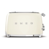 Smeg TSF03CRUK Retro Toaster, 4 Slice, Cream
