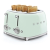 Smeg TSF03PGUK Retro Toaster, 4 Slice, Green
