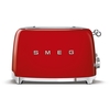 Smeg TSF03RDUK Retro Toaster, 4 Slice, Red