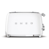 Smeg TSF03WHUK Retro Toaster, 4 Slice, White