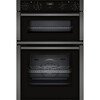 Neff U1ACE2AG3B N50 Built-In Electric Double Oven, Graphite Grey, A Rated