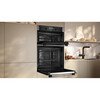 Neff U2ACH7AN7B N50 Built-In Electric Double Oven with Pyrolytic Cleaning, Stainless Steel, A Rated