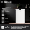 Teknix UC2TNF55FW Frost Free Under Counter Freezer, White, D Rated