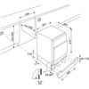 Smeg UKU8F082DE1 Built-Under Freezer, Fixed Hinge, E Rated