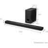 LG US90TY Sound Bar, Black