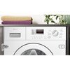 Neff V6320X2GB Integrated Washer Dryer, 7kg/4kg, 1400 Spin, White, E Rated
