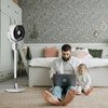 Vybra VS001-OF Oscillator Dual Height Tile & Swing Oscillating Fan, White