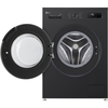 LG W4X1095NNK Washer Dryer, 9kg/5kg, 1400 Spin, Black, E Rated