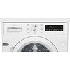 Neff W544BX2GB Integrated Washing Machine, 8kg, 1400 Spin, White, C Rated