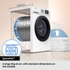 Samsung WD11DB7B85GWU1 Washer Dryer, 11kg/6kg, 1400 Spin, White, D Rated