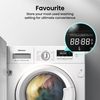 Hisense WD3M841BWI Integrated Washer Dryer, 8kg/6kg, 1400 Spin, White, B Rated