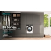 Hisense WD5S1045BB Washer Dryer, 10.5kg/6kg, 1400 Spin, Black, D Rated