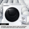 Samsung WD90DG5B15BEEU Series 5 Washer Dryer, 9kg/6kg, 1400 Spin, White, D Rated