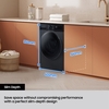 Samsung WD90DG5G34BBEU Series 5 Washer Dryer, 9kg/5kg, 1400 Spin, Black, E Rated