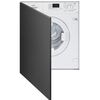 Smeg WDI14C7-2 Integrated Washer Dryer, 7kg/4kg, 1400 Spin, White, E Rated