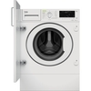 Beko WDIK854421F Integrated Washer Dryer, 8kg/5kg, 1400 Spin, White, C Rated