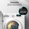 Hisense WF3M841BWI Integrated Washing Machine, 8kg, 1400 Spin, White, A Rated