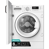 Hisense WF3M841BWI Integrated Washing Machine, 8kg, 1400 Spin, White, A Rated