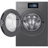 Samsung WF90H09C4ST1 Washing Machine, 9kg, 1400 Spin, Grey, A Rated