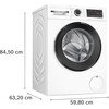 Bosch WGG254Z1GB Series 6 Washing Machine, 10kg, 1400 Spin, White, A Rated