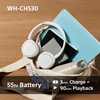 Sony WHCH530B.CE7 Headphones, Black
