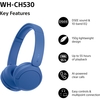 Sony WHCH530L.CE7 Headphones, Blue