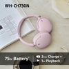 Sony WHCH730NP.CE7 Headphones, Pink