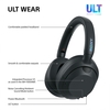 Sony WHULT900NB.CE7 Headphones, Black
