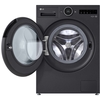 LG WHX9516TBC Washer Dryer, 11kg/6kg, 1400 Spin, Black, A Rated