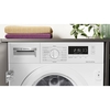 Bosch WKD28260GB Series 4 Integrated Washer Dryer, 8kg/5kg, 1400 Spin, White, E Rated