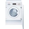 Bosch WKD28543GB Series 6 Integrated Washer Dryer, 7kg/4kg, 1400 Spin, White, E Rated