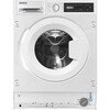 Sensis WMBI01814AW Integrated Washing Machine, 8kg, 1400 Spin, White, A Rated
