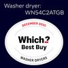 Siemens WN54C2ATGB iQ700 i-Dos Washer Dryer, 10.5kg/6kg, 1400 Spin, Silver, D Rated