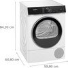 Siemens WQ46H2D9GB iQ500 Heat Pump Tumble Dryer, 9kg, White, A+++ Rated