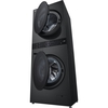 LG WT1210BBTN1 Washer Dryer, 12kg/10kg, 1400 Spin, Black, A Rated