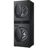 LG WT1210BBTN1 Washer Dryer, 12kg/10kg, 1400 Spin, Black, A Rated