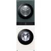 LG WT1210NBTN1 Washer Dryer, Green & Beige